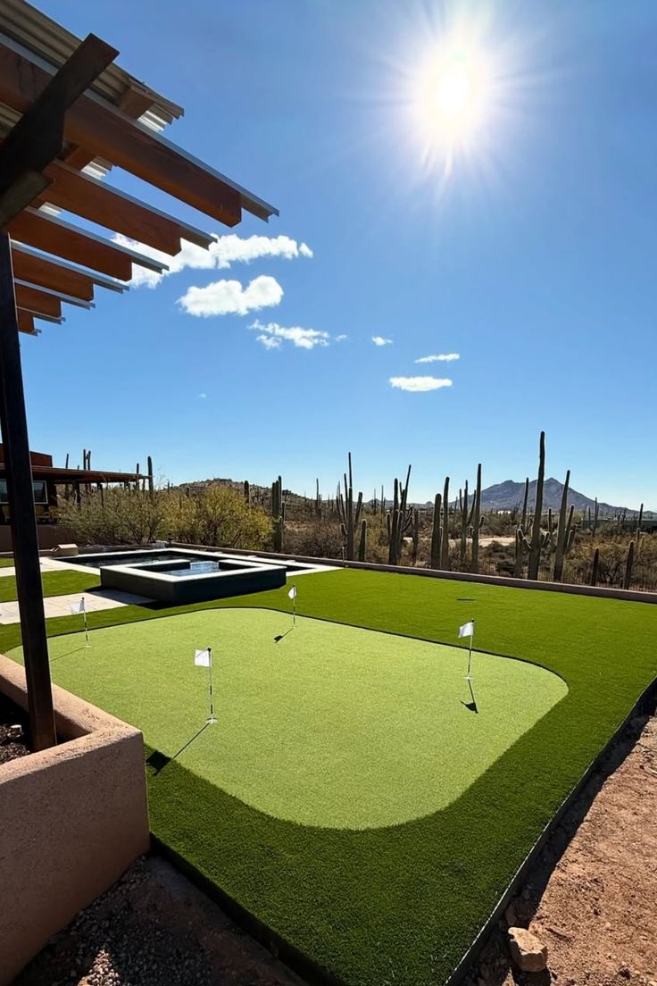 Beautiful artificial turf yard Buckeye Arizona