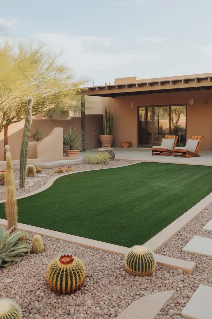 Desert style turf Arizona